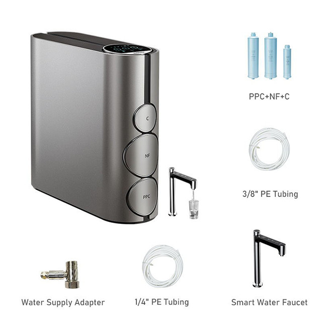 IMRITA Tankless 800 GPD Wasserfilter Alkalines Mineralwasser Umkehrosmose RO System Wasserreiniger für den häuslichen Gebrauch